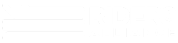 Riders Alliance White Logo