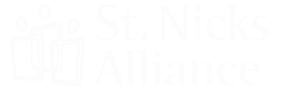 St Nicks Alliance White Logo